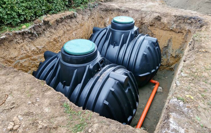 Clogged floor drain